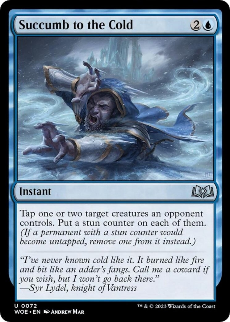 Image for Succumb to the Cold (Wilds of Eldraine) (72) - Magic: The Gathering