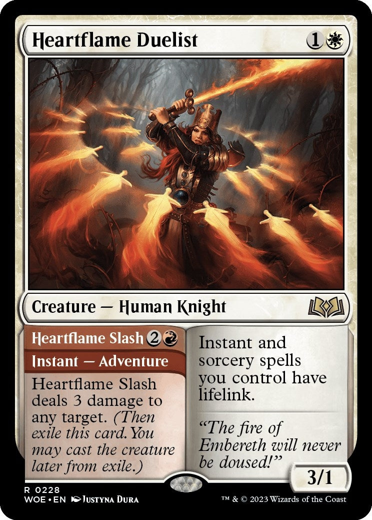 Image for Heartflame Duelist (Wilds of Eldraine) (228) - Magic: The Gathering