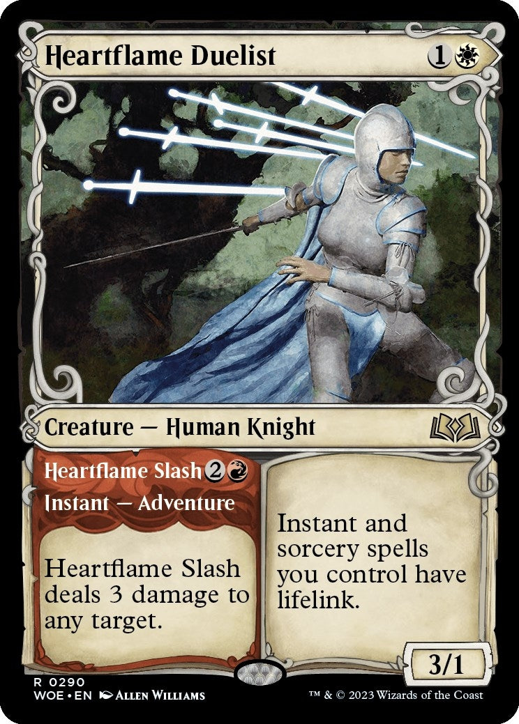 Image for Heartflame Duelist (Showcase) (Wilds of Eldraine) (290) - Magic: The Gathering