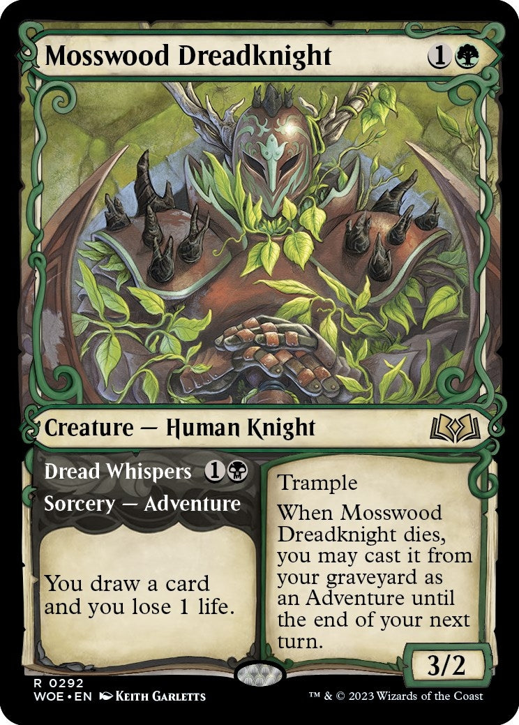 Image for Mosswood Dreadknight (Showcase) (Wilds of Eldraine) (292) - Magic: The Gathering