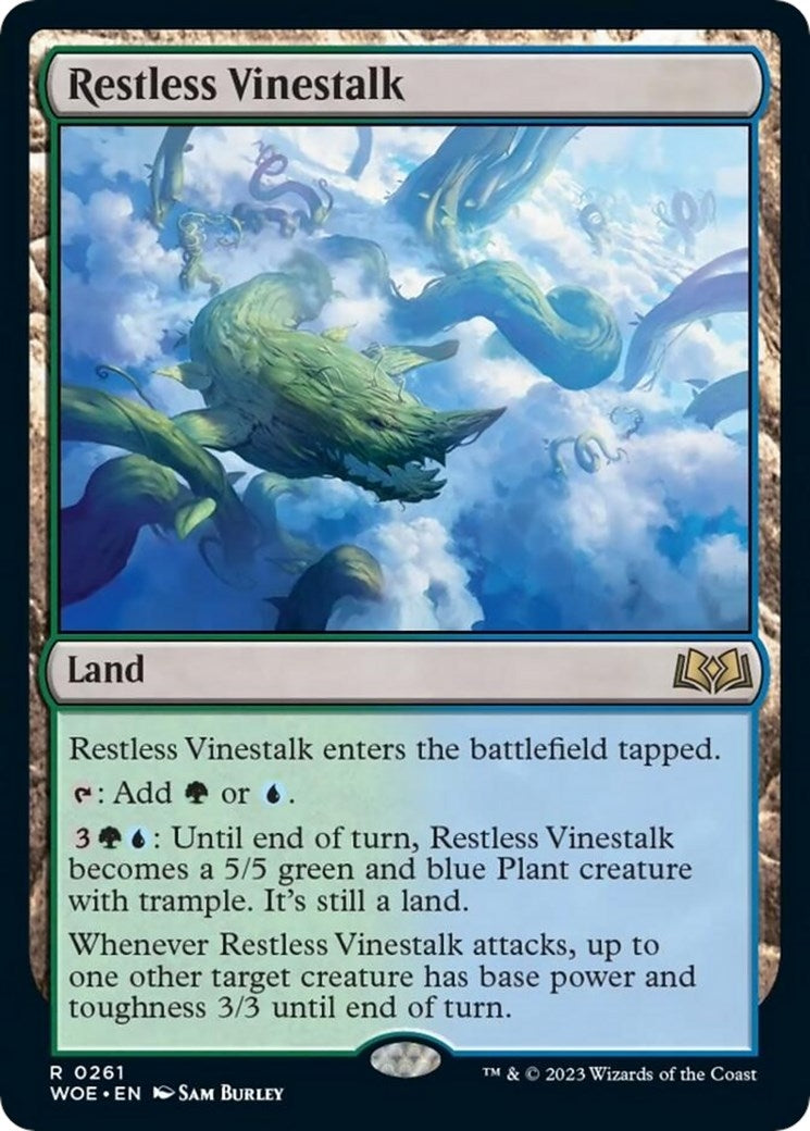 Image for Restless Vinestalk (Wilds of Eldraine) (261) - Magic: The Gathering