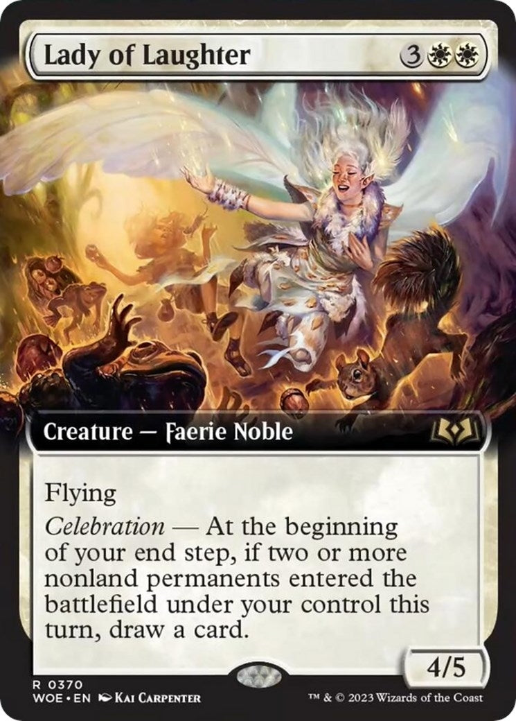 Image for Lady of Laughter (Extended Art) (Wilds of Eldraine) (370) - Magic: The Gathering