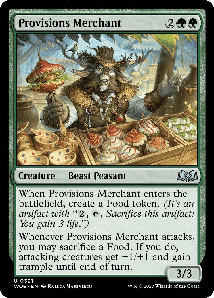 Image for Provisions Merchant (Wilds of Eldraine) (321) - Magic: The Gathering
