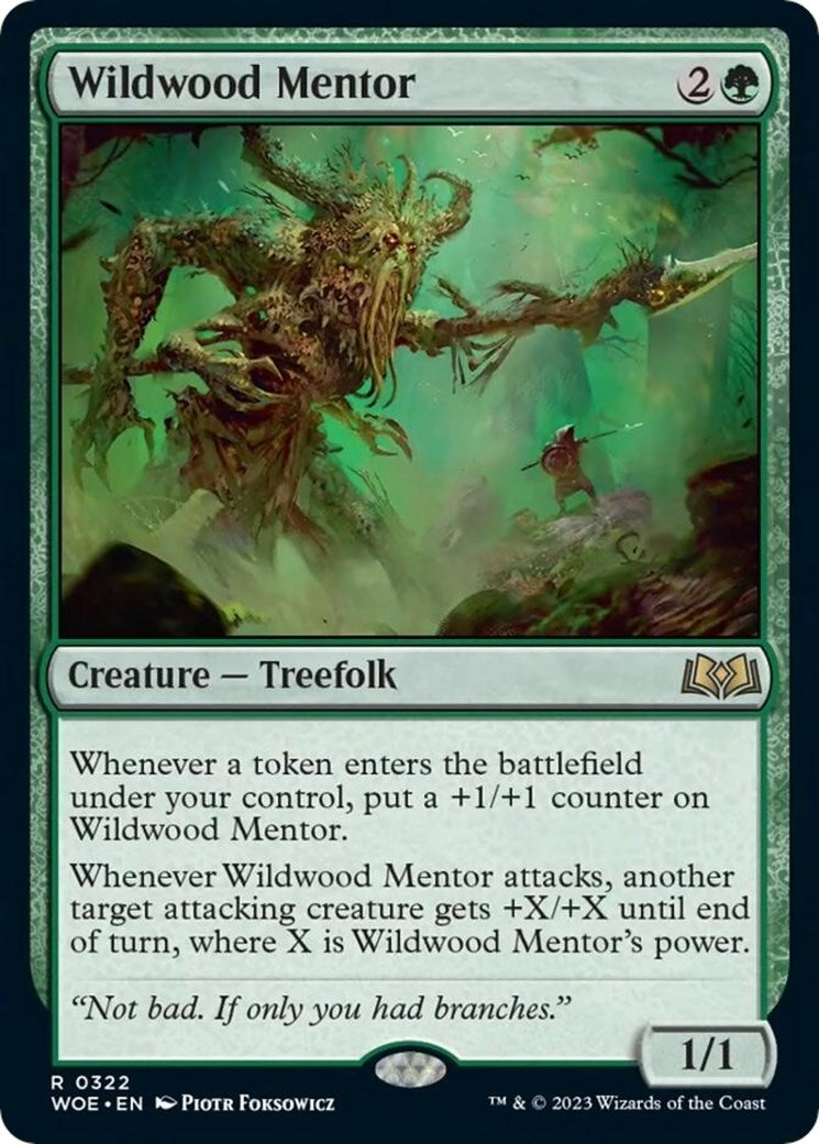 Image for Wildwood Mentor (Wilds of Eldraine) (322) - Magic: The Gathering