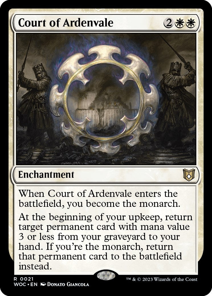 Image for Court of Ardenvale (Commander: Wilds of Eldraine) (21) - Magic: The Gathering