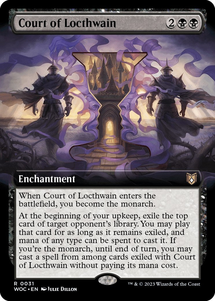 Image for Court of Locthwain (Extended Art) (Commander: Wilds of Eldraine) (31) - Magic: The Gathering