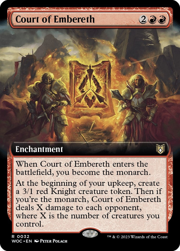 Image for Court of Embereth (Extended Art) (Commander: Wilds of Eldraine) (32) - Magic: The Gathering