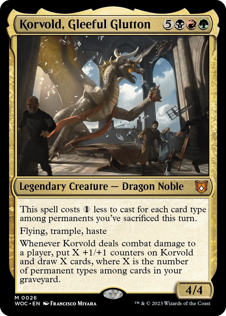 Image for Korvold, Gleeful Glutton (Commander: Wilds of Eldraine) (26) - Magic: The Gathering