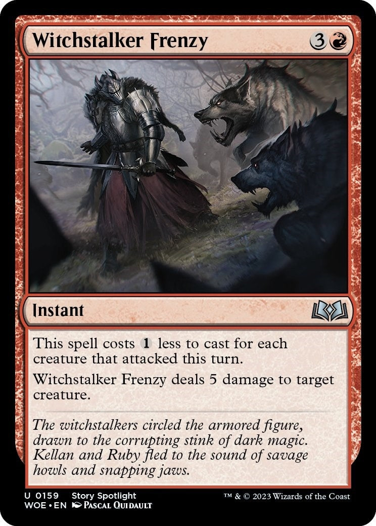 Image for Witchstalker Frenzy (Wilds of Eldraine) (159) - Magic: The Gathering