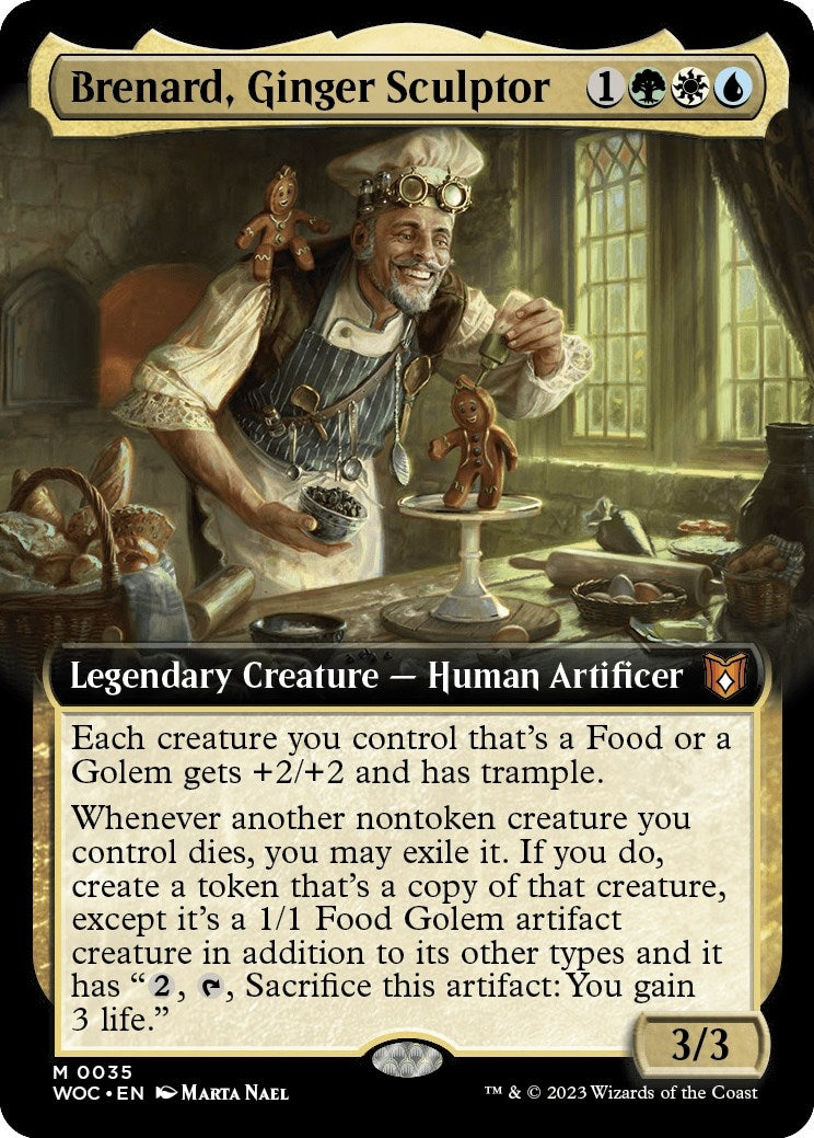 Image for Brenard, Ginger Sculptor (Extended Art) (Commander: Wilds of Eldraine) (35) - Magic: The Gathering