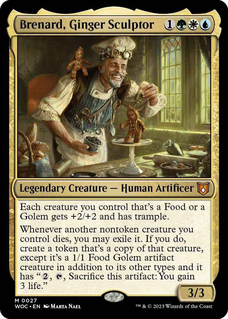 Image for Brenard, Ginger Sculptor (Commander: Wilds of Eldraine) (27) - Magic: The Gathering