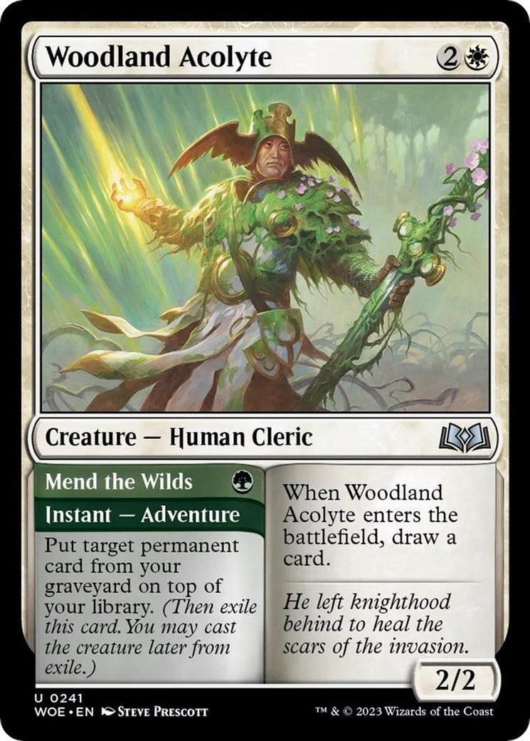 Image for Woodland Acolyte (Wilds of Eldraine) (241) - Magic: The Gathering