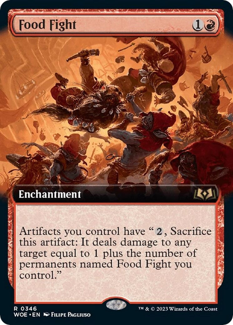 Image for Food Fight (Extended Art) (Wilds of Eldraine) (346) - Magic: The Gathering