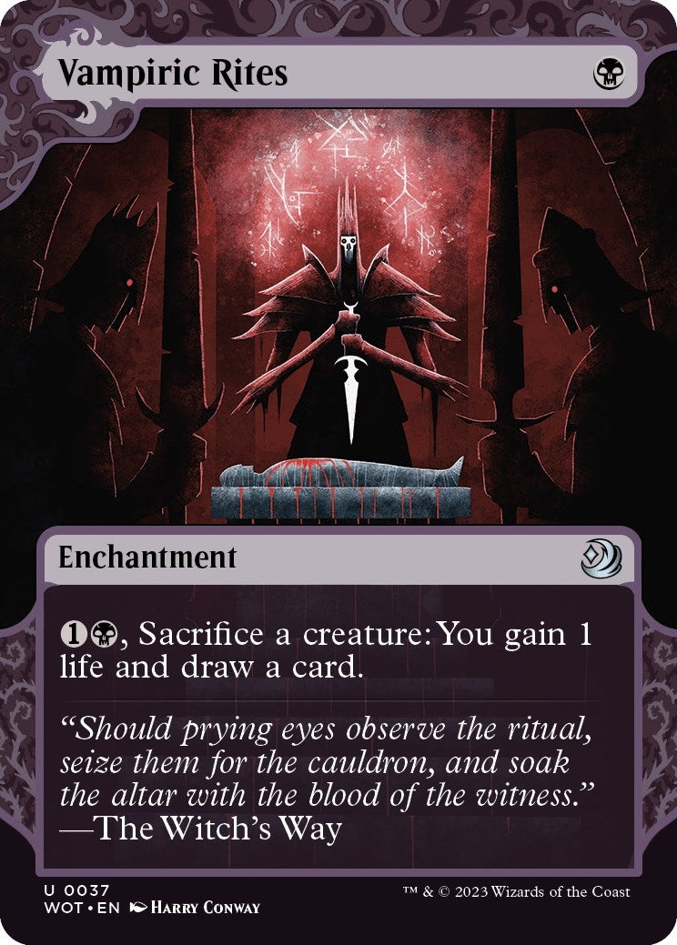 Image for Vampiric Rites (Wilds of Eldraine: Enchanting Tales) (37) - Magic: The Gathering