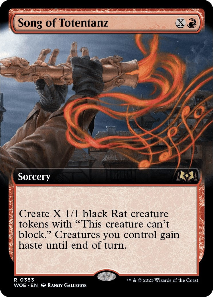 Image for Song of Totentanz (Extended Art) (Wilds of Eldraine) (353) - Magic: The Gathering