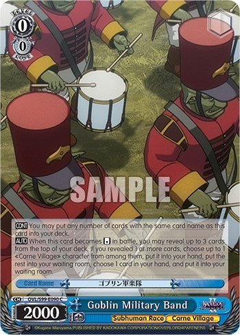 Image for Goblin Military Band (Nazarick: Tomb of the Undead Vol.2) (OVL/S99-E090 C) - Weiss Schwarz
