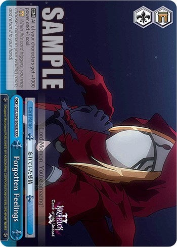 Image for Forgotten Feelings (RRR) (Nazarick: Tomb of the Undead Vol.2) (OVL/S99-E098R RRR) - Weiss Schwarz