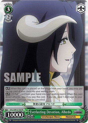 Image for Everlasting Devotion, Albedo (Nazarick: Tomb of the Undead Vol.2) (OVL/S99-E106 PR) - Weiss Schwarz