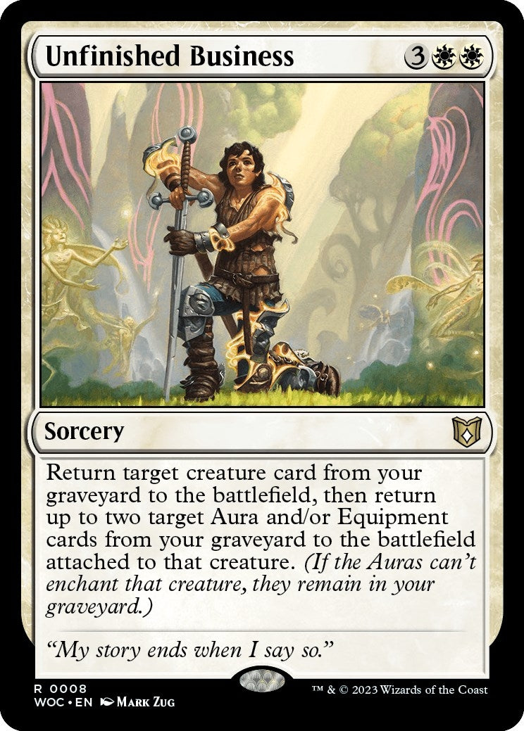 Image for Unfinished Business (Commander: Wilds of Eldraine) (8) - Magic: The Gathering