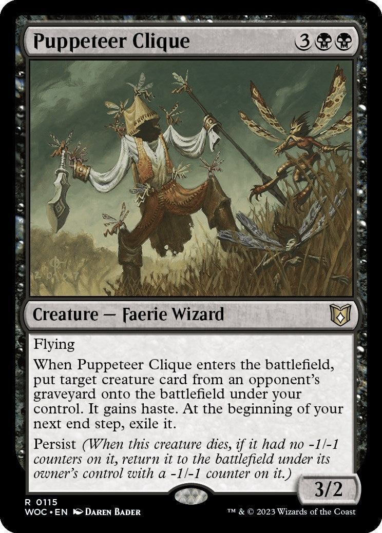 Image for Puppeteer Clique (Commander: Wilds of Eldraine) (115) - Magic: The Gathering