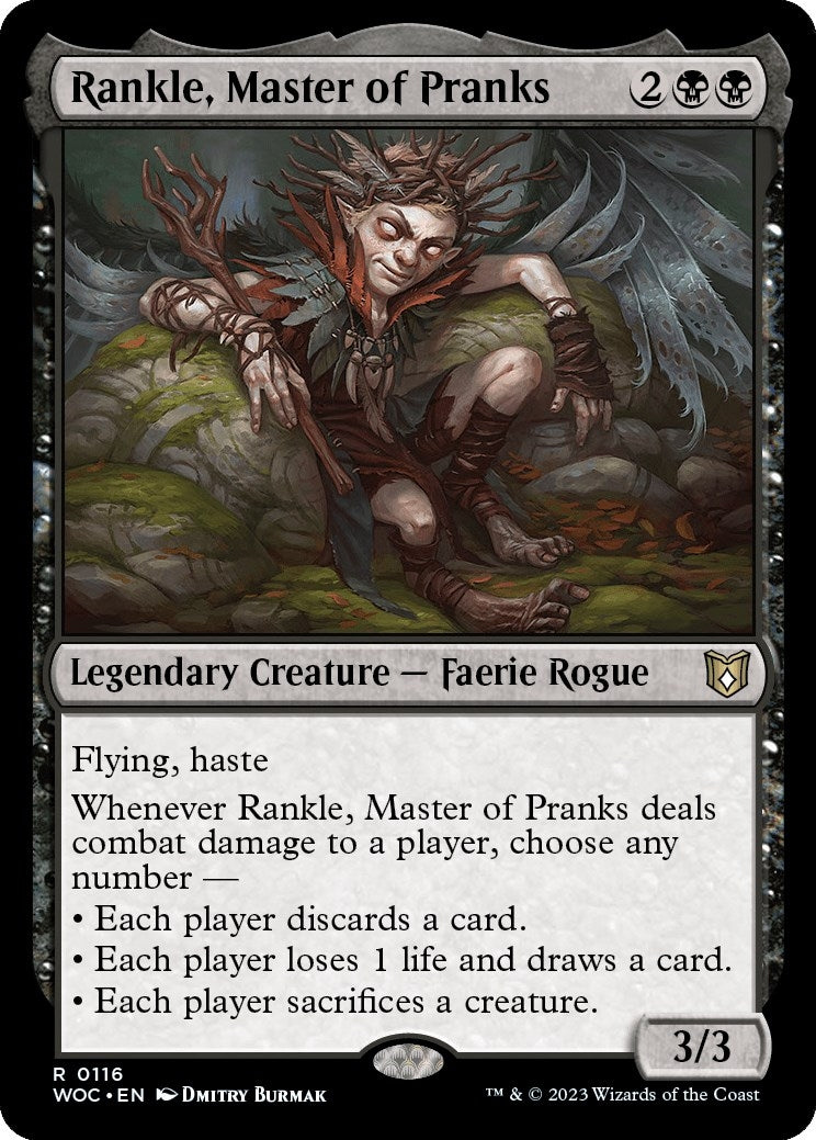 Image for Rankle, Master of Pranks (Commander: Wilds of Eldraine) (116) - Magic: The Gathering