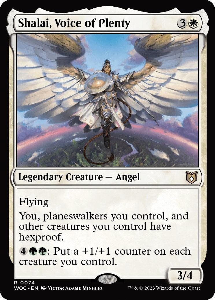 Image for Shalai, Voice of Plenty (Commander: Wilds of Eldraine) (74) - Magic: The Gathering