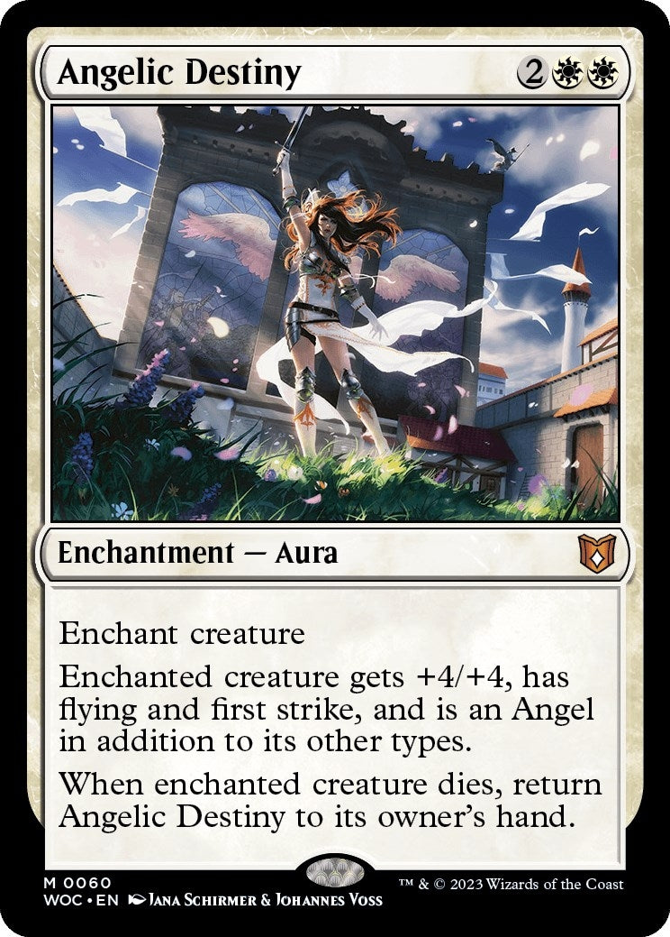 Image for Angelic Destiny (Commander: Wilds of Eldraine) (60) - Magic: The Gathering