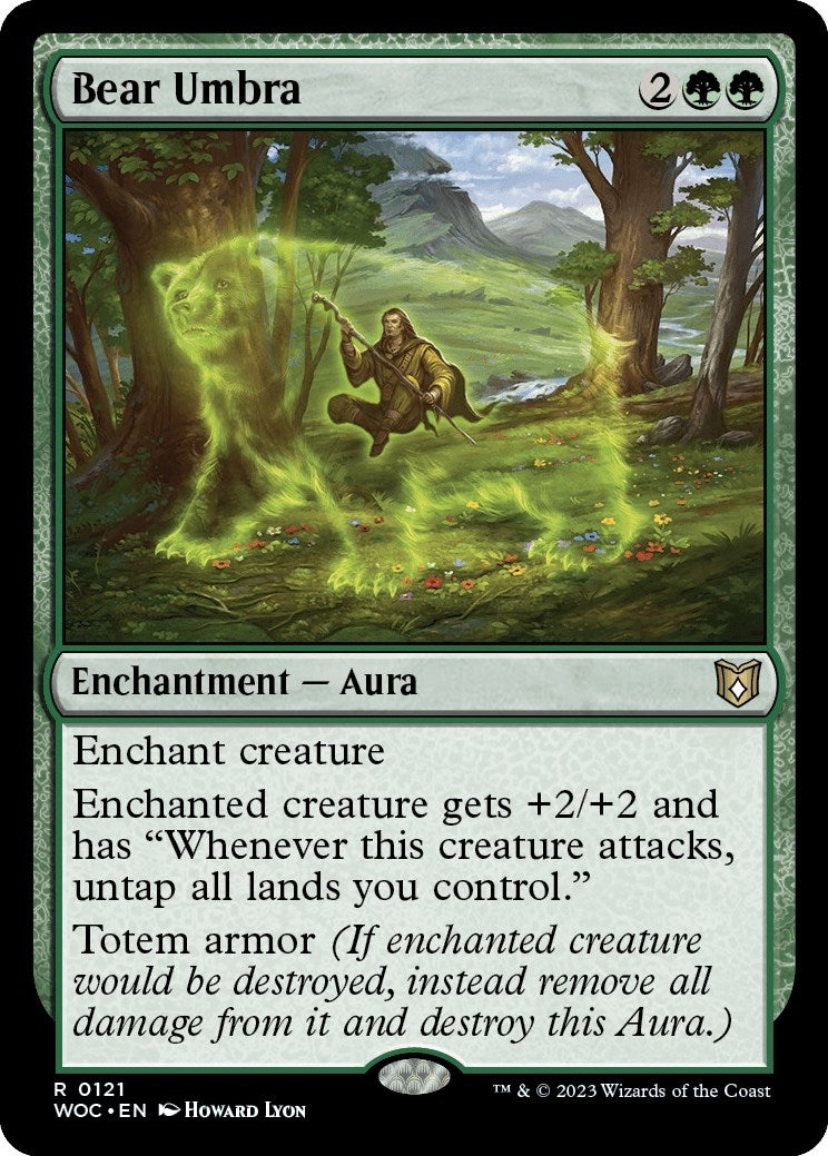 Image for Bear Umbra (Commander: Wilds of Eldraine) (121) - Magic: The Gathering
