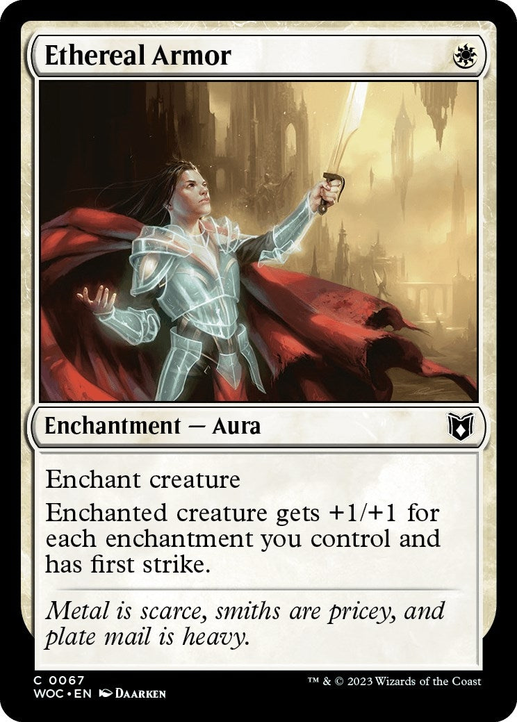 Image for Ethereal Armor (Commander: Wilds of Eldraine) (67) - Magic: The Gathering