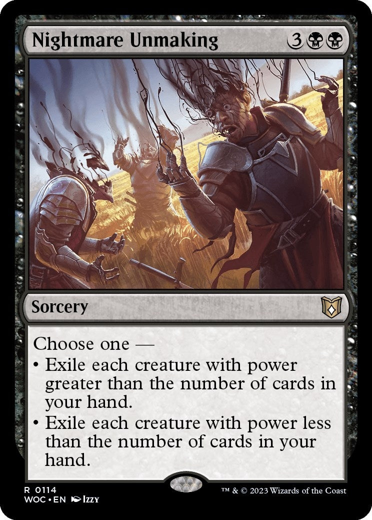 Image for Nightmare Unmaking (Commander: Wilds of Eldraine) (114) - Magic: The Gathering