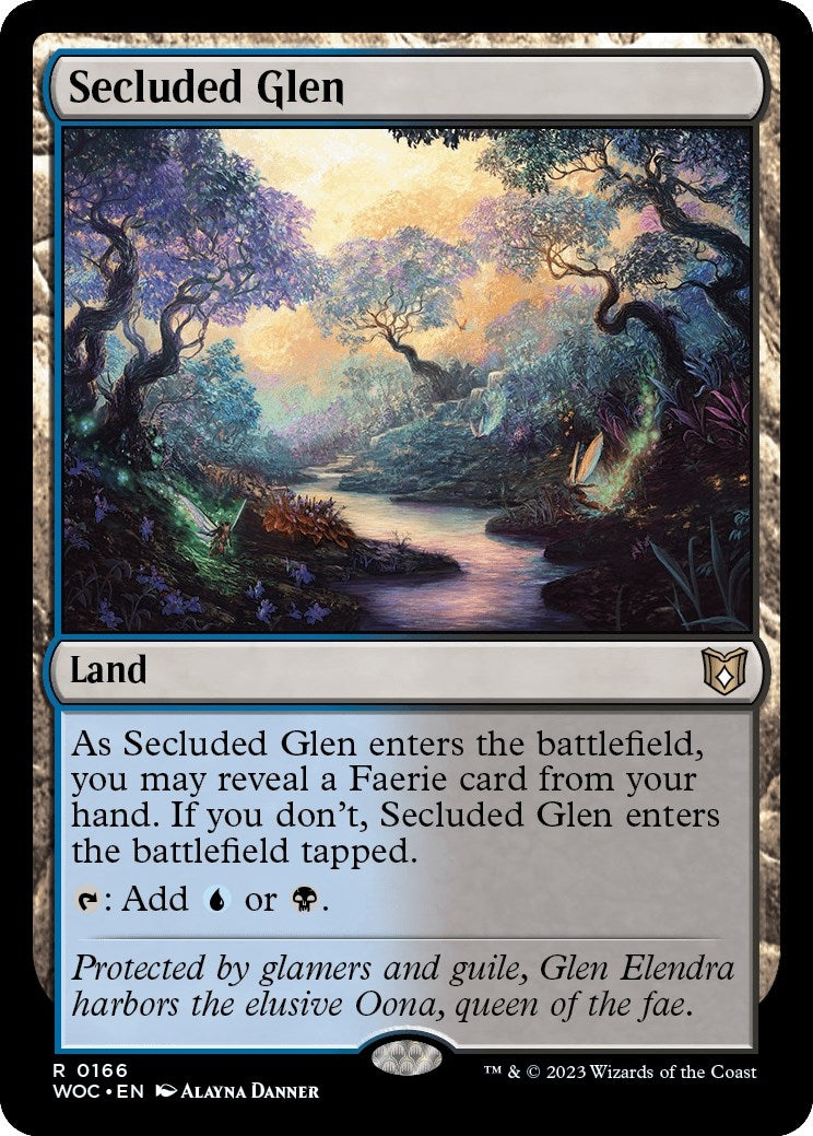 Image for Secluded Glen (Commander: Wilds of Eldraine) (166) - Magic: The Gathering