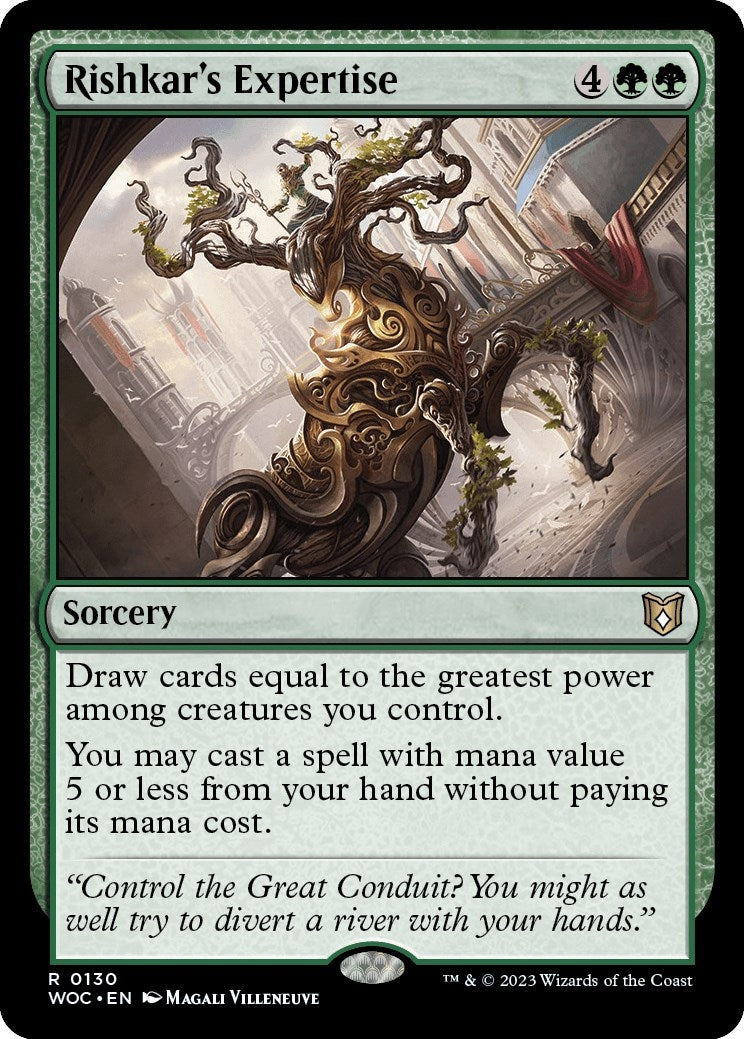 Image for Rishkar's Expertise (Commander: Wilds of Eldraine) (130) - Magic: The Gathering