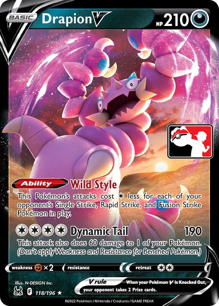 Image for Drapion VSTAR (Prize Pack Series Cards) (119/196) - Pokemon