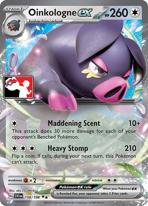 Image for Oinkologne ex (Prize Pack Series Cards) (158/198) - Pokemon