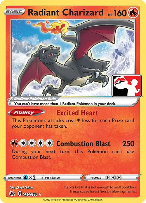 Image for Radiant Charizard (Prize Pack Series Cards) (020/159) - Pokemon