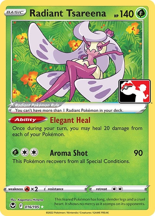 Image for Radiant Tsareena (Prize Pack Series Cards) (016/195) - Pokemon