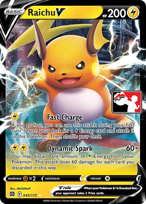 Image for Raichu V (Prize Pack Series Cards) (045/172) - Pokemon