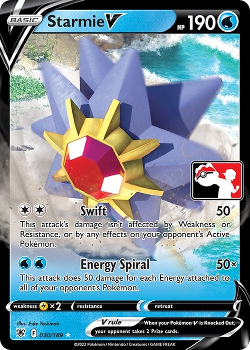 Image for Starmie V (Prize Pack Series Cards) (030/189) - Pokemon