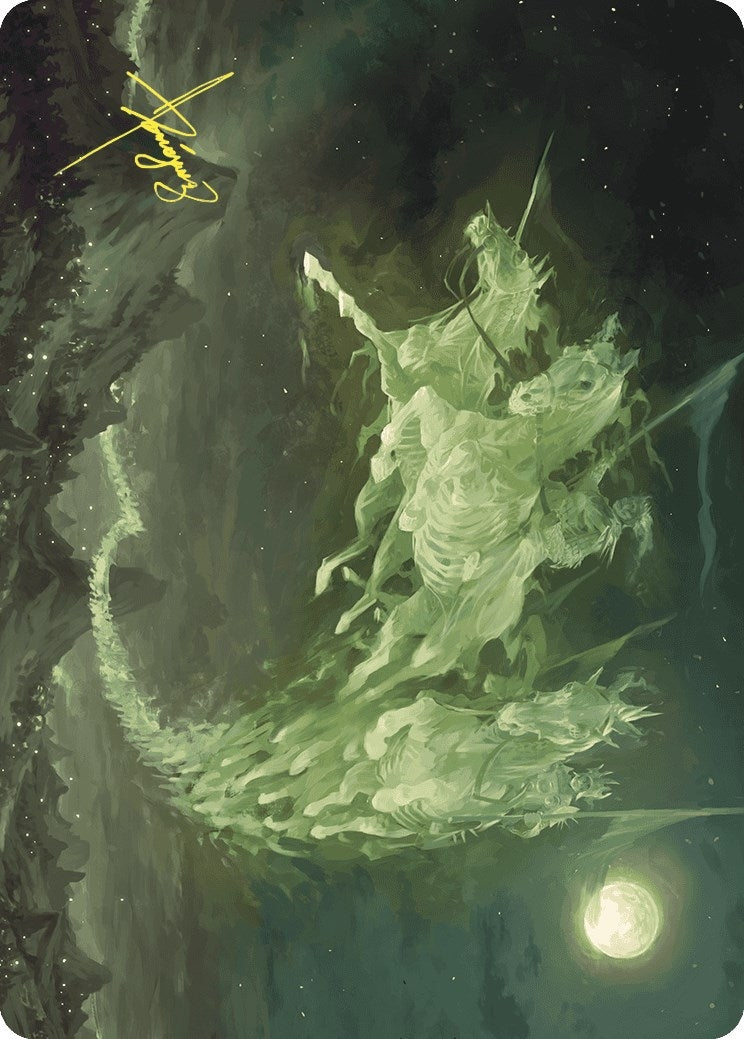Image for Moonshaker Cavalry Art Card (Gold-Stamped Signature) (Art Series: Wilds of Eldraine) (5) - Magic: The Gathering
