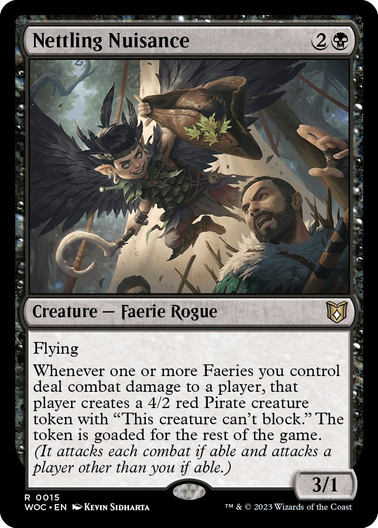 Image for Nettling Nuisance (Commander: Wilds of Eldraine) (15) - Magic: The Gathering