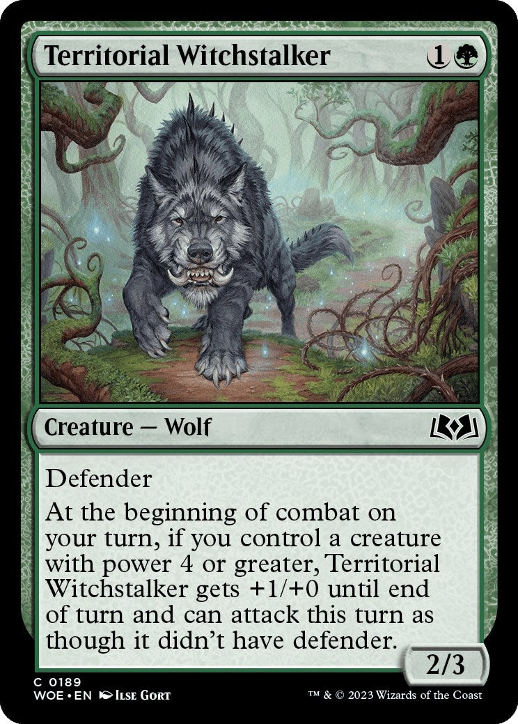 Image for Territorial Witchstalker (Wilds of Eldraine) (189) - Magic: The Gathering