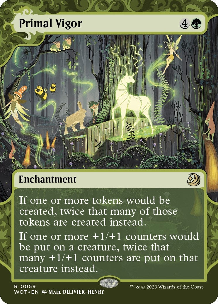Image for Primal Vigor (Wilds of Eldraine: Enchanting Tales) (59) - Magic: The Gathering