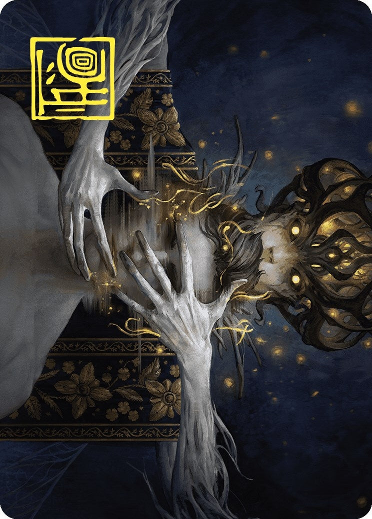 Image for Ego Drain Art Card (Gold-Stamped Signature) (Art Series: Wilds of Eldraine) (12) - Magic: The Gathering