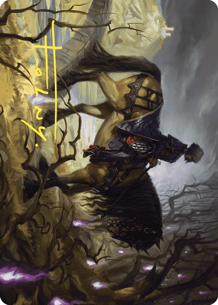 Image for Rowan's Grim Search Art Card (Gold-Stamped Signature) (Art Series: Wilds of Eldraine) (13) - Magic: The Gathering