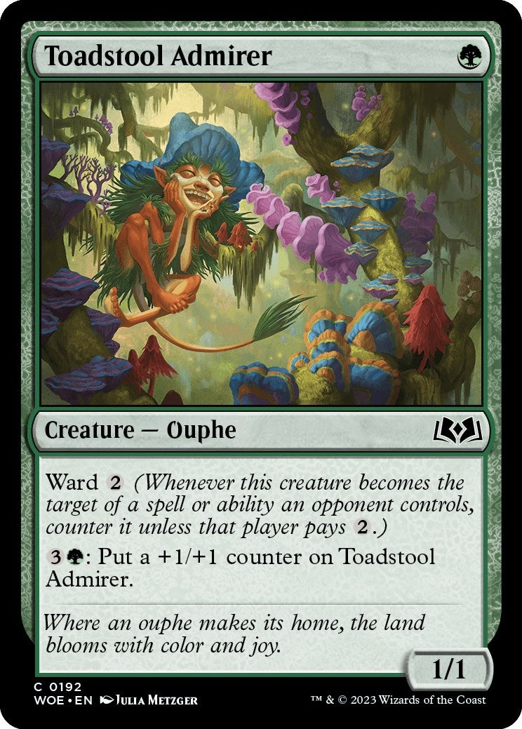 Image for Toadstool Admirer (Wilds of Eldraine) (192) - Magic: The Gathering