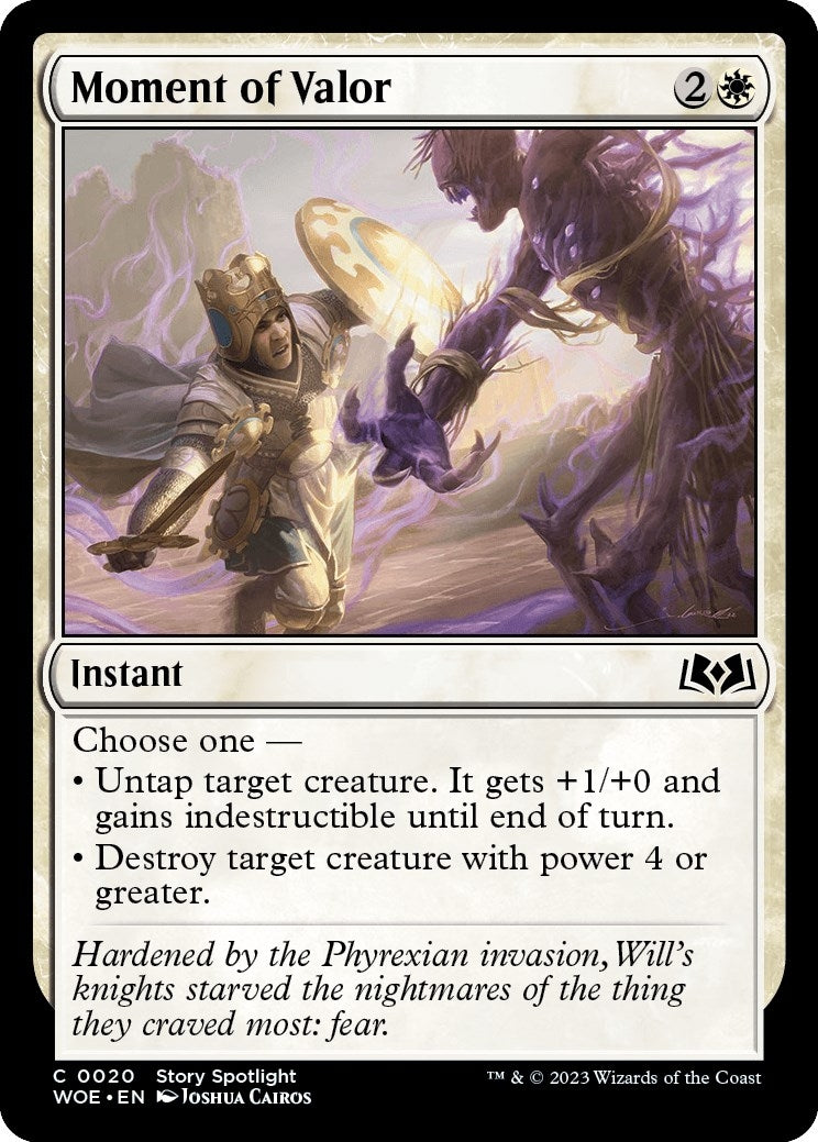 Image for Moment of Valor (Wilds of Eldraine) (20) - Magic: The Gathering