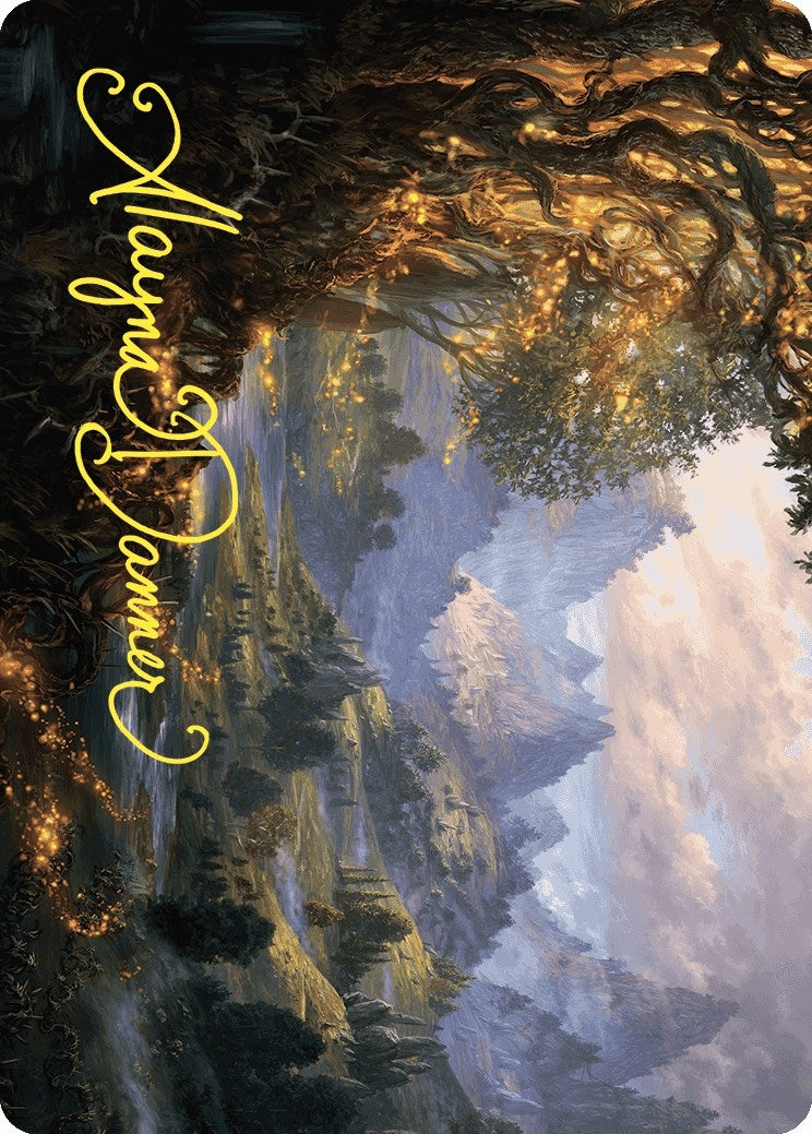 Image for Evolving Wilds Art Card (Gold-Stamped Signature) (Art Series: Wilds of Eldraine) (47) - Magic: The Gathering