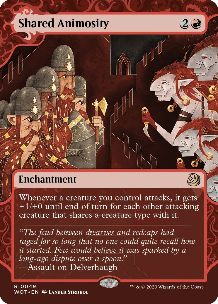 Image for Shared Animosity (Wilds of Eldraine: Enchanting Tales) (49) - Magic: The Gathering