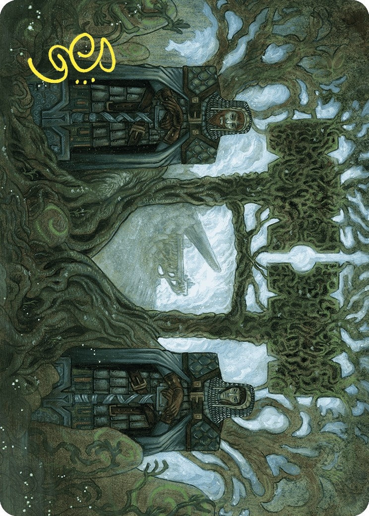 Image for Court of Garenbrig Art Card (Gold-Stamped Signature) (Art Series: Wilds of Eldraine) (54) - Magic: The Gathering