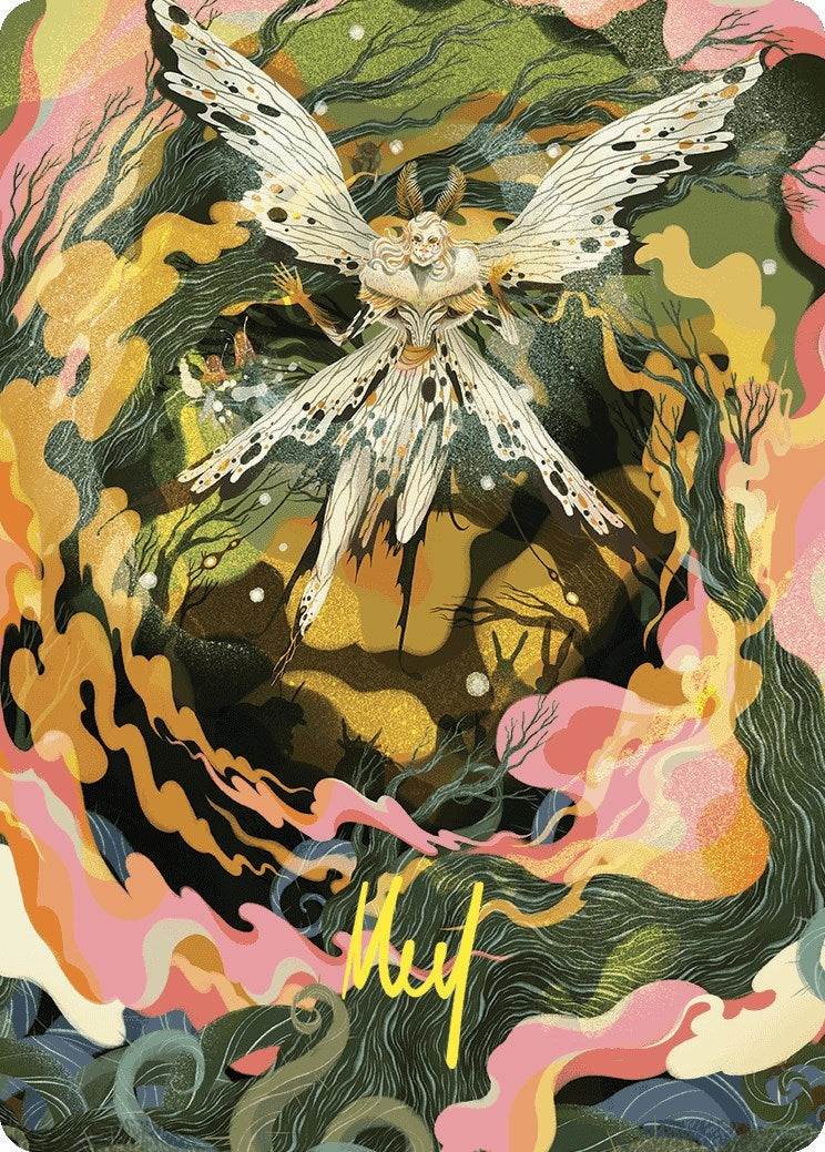 Image for Greater Auramancy Art Card (Gold-Stamped Signature) (Art Series: Wilds of Eldraine) (61) - Magic: The Gathering